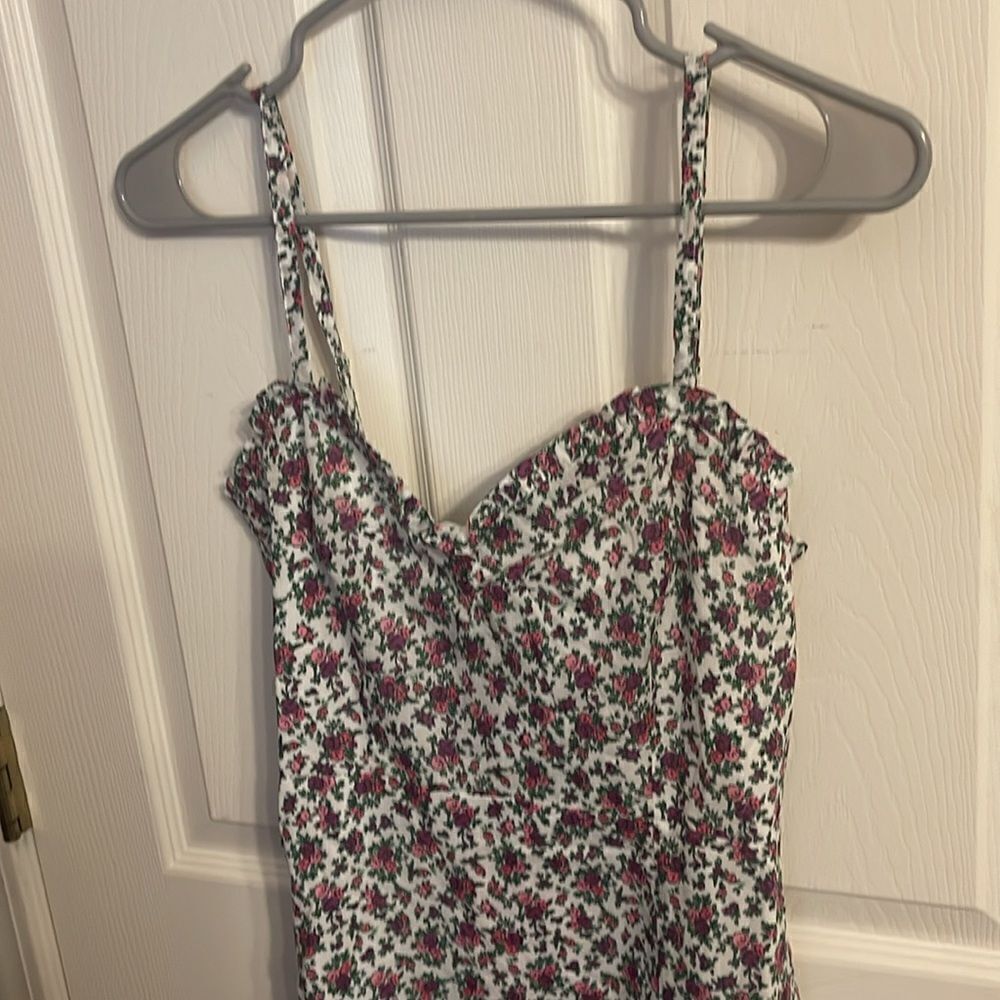 Betsey Johnson lulu midi Floral Dress XSmall NWT